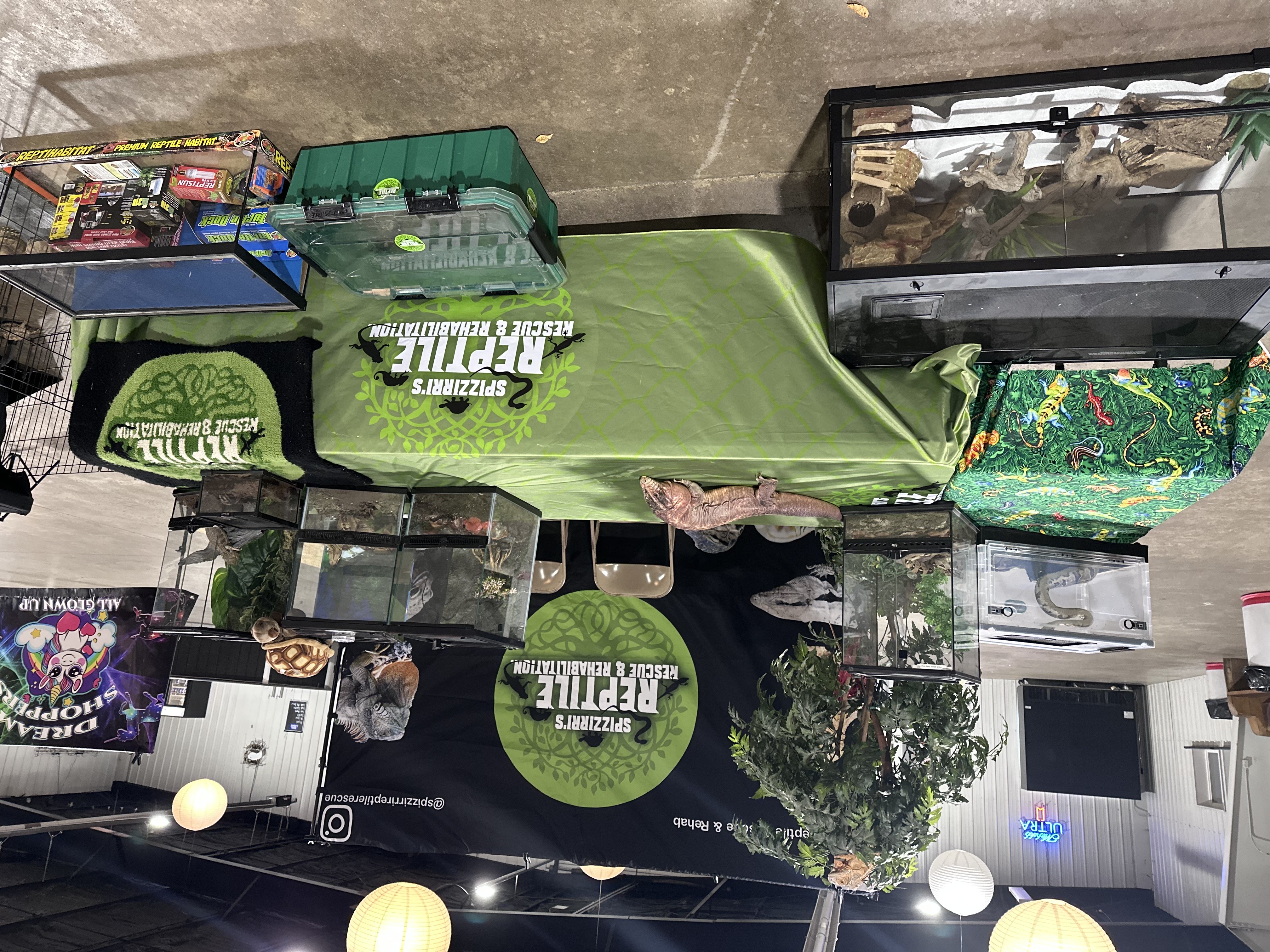 Spizzirri's Reptile Rescue & Rehabilitation booth at a convention